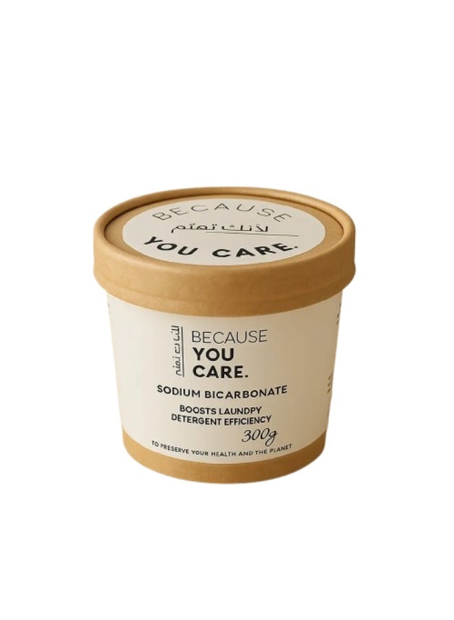 Because You Care Sodium Bicarbonate Laundry Booster 300g | Odor Neutralizer | Fabric Freshener | Eco-Friendly Cleaning - Image 1